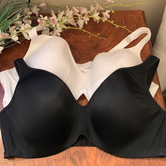Set of 2 George Padded T-Shirt Bras Plus Size 42DD - Picture 1 of 4